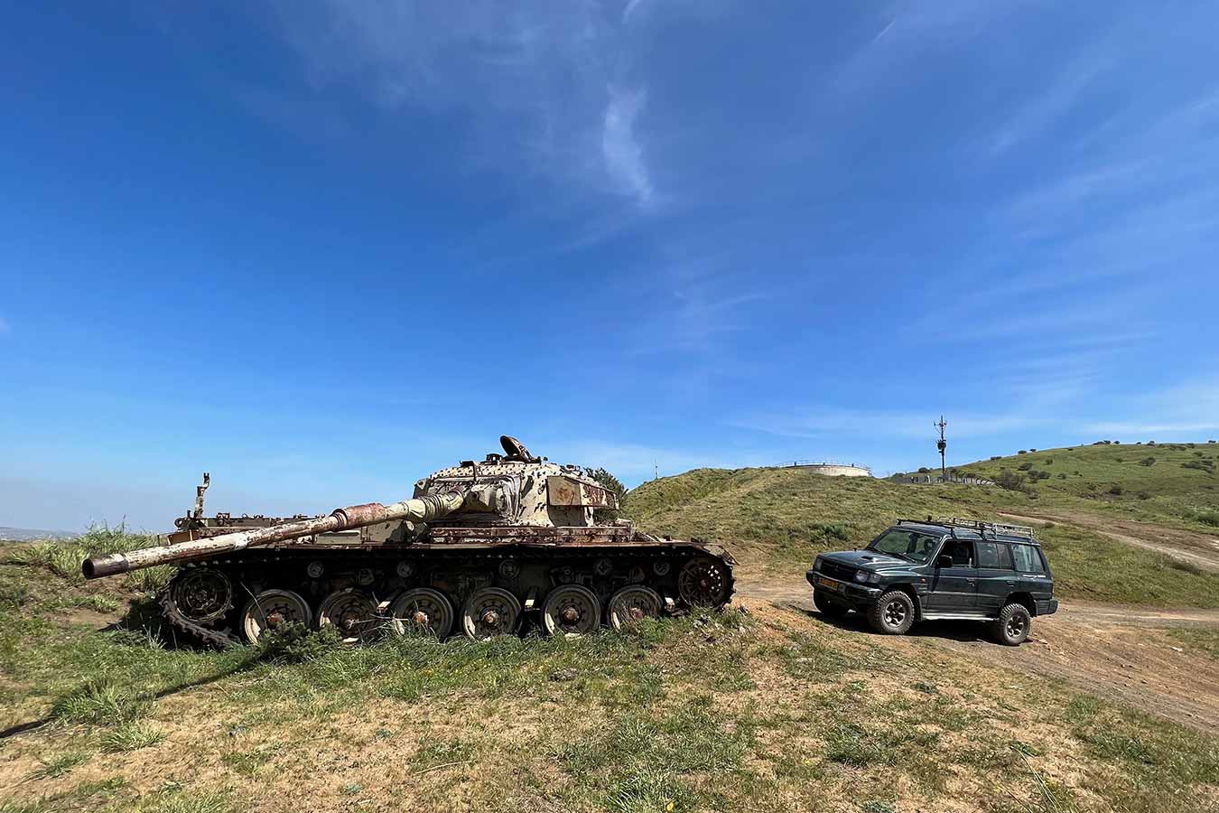 IDF Israel Golan - pieces of war. Israel passion tank 